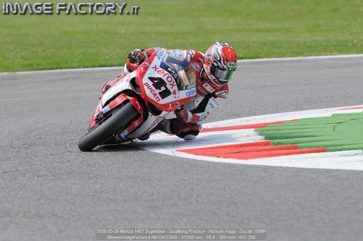 2009-05-09 Monza 1451 Superbike - Qualifyng Practice - Noriyuki Haga - Ducati 1098R